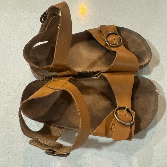 Old Navy Other - Toddler Brown Leather Sandals with Buckle